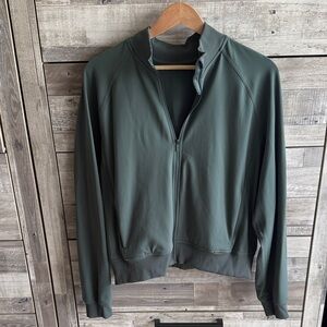 lululemon athletica Green Bomber Jacket